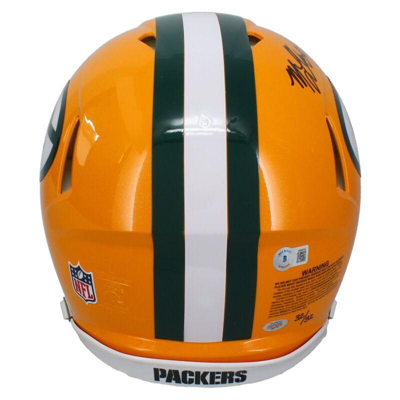 MarShawn Lloyd Signed LE Packers Full-Size Authentic On-Field Speed Helmet Inscribed "Go Pack Go" (Beckett & GameDay Legends) at PristineAuction.com MarShawn Lloyd Signed LE Packers Full-Size Authentic On-Field Speed Helmet Inscribed "Go Pack Go" (Beckett & GameDay Legends) at PristineAuction.com