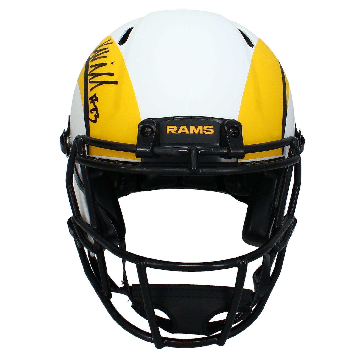 Kyren Williams Signed Rams Lunar Eclipse Alternate Speed Mini Helmet (Beckett) at PristineAuction.com Kyren Williams Signed Rams Lunar Eclipse Alternate Speed Mini Helmet (Beckett) at PristineAuction.com