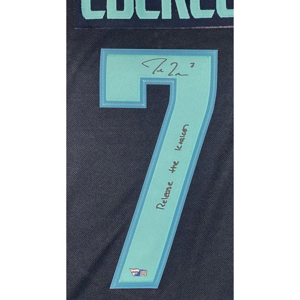Jordan Eberle Signed Kraken Adidas Jersey Inscribed "Release The Kraken" (Fanatics) at PristineAuction.com Jordan Eberle Signed Kraken Adidas Jersey Inscribed "Release The Kraken" (Fanatics) at PristineAuction.com