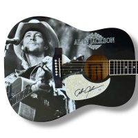 Alan Jackson Signed Custom Acoustic Guitar (PSA) at PristineAuction.com