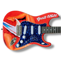 Jack Russell Signed "Great White" Custom Stratocaster Guitar (JSA) at PristineAuction.com