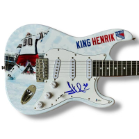 Henrik Lundqvuist Signed Rangers Custom Stratocaster Guitar (Beckett) at PristineAuction.com