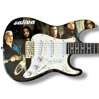 "Saliva" Custom Stratocaster Style Guitar Band-Signed By (5) with Josey Scott, Wayne Swinny, Dave Novotny, Jonathan Montoya & Paul Crosby (JSA) at PristineAuction.com