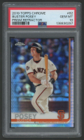 Buster Posey 2019 Topps Chrome Prism Refractor #82 (PSA 10) at PristineAuction.com