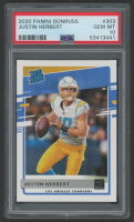 Justin Herbert 2020 Donruss RR #303 RC (PSA 10) at PristineAuction.com