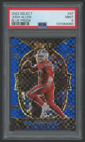 Josh Allen 2022 Select Blue Prizm #97 #96/199 (PSA 9) at PristineAuction.com