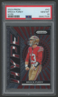 Brock Purdy 2023 Panini Prizm Hype #H2 (PSA 10) at PristineAuction.com