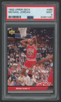Michael Jordan 1992 Upper Deck Game Faces #488 (PSA 9) at PristineAuction.com