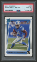 Amon-Ra St. Brown 2021 Donruss RR #284 RC (PSA 10) at PristineAuction.com