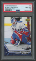 Henrik Lundqvist 2005 Upper Deck Rookie Class #3 (PSA 10) at PristineAuction.com