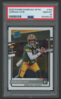 Jordan Love 2020 Donruss Optic RR #154 RC (PSA 10) at PristineAuction.com