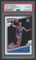 Cade Cunnningham 2021 Donruss The Rookies #1 RC (PSA 10) at PristineAuction.com