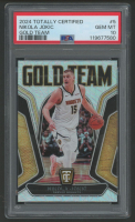 Nikola Jokic 2024 Totally Certified Gold Team #5 (PSA 10) at PristineAuction.com