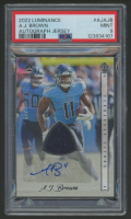 AJ Brown 2022 Luminance Autograph Jersey #AJAJB #37/49 (PSA 9) at PristineAuction.com