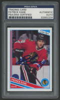 Patrick Kane Signed 2013 O-Pee-Chee #95 (PSA) at PristineAuction.com