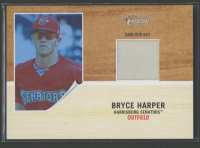 Bryce Harper 2011 Topps Heritage Minors Blue Tint Base #GUBBH #43/299 RC at PristineAuction.com