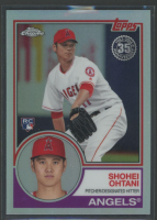 Shohei Ohtani 2018 Topps Chrome / 1983 #83T-6 RC at PristineAuction.com