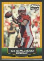 Ben Roethlisberger 2004 Topps Chrome Draft Picks and Prospects Gold #165 RC at PristineAuction.com