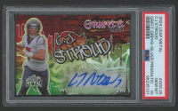CJ Stroud 2024 Leaf Metal Graffiti Graphs Silver Prismatic #GGCJS #4/10 (PSA 10) at PristineAuction.com