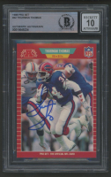 Thurman Thomas Signed 1989 Pro Set #32 (BGS | Autograph Graded 10) at PristineAuction.com