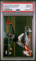 Ronald Acuna Jr. 2018 Topps Chrome Update #HMT31 RD RC (PSA 10) at PristineAuction.com