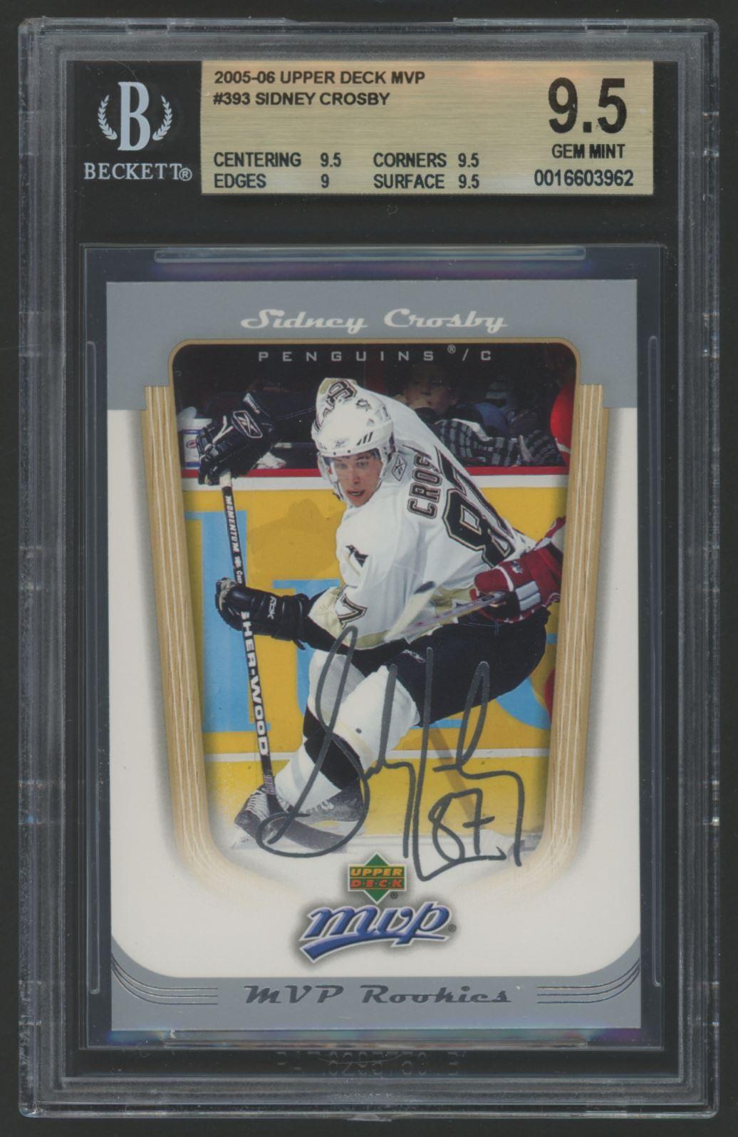 Sidney Crosby 2005-06 Upper Deck MVP #393 (BGS 9.5) at PristineAuction.com Sidney Crosby 2005-06 Upper Deck MVP #393 (BGS 9.5) at PristineAuction.com