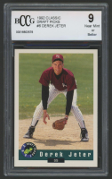 Derek Jeter 1992 Classic Draft Picks #6 RC (BCCG 9) at PristineAuction.com