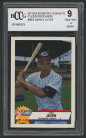 Derek Jeter 1993 Fleer Greensboro Hornets Procards #893 (BCCG 9) at PristineAuction.com
