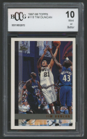 Tim Duncan 1997-98 Topps #115 (BCCG 10) at PristineAuction.com