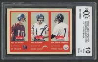 Eli Manning / Philip Rivers / Ben Roethlisberger 2004 Fleer Tradition #351 (BCCG 10) at PristineAuction.com