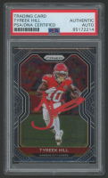 Tyreek Hill Signed 2020 Panini Prizm #120 (PSA) at PristineAuction.com