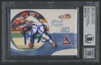 Albert Pujols Signed 2001 Fleer Futures #224 #1813/2499 (BGS | Autograph Graded 10) at PristineAuction.com