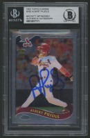 Albert Pujols Signed 2002 Topps Chrome #160 (BGS) at PristineAuction.com