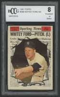 Whitey Ford 1961 Topps #586 AS (BCCG 8) at PristineAuction.com