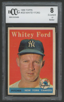 Whitey Ford 1958 Topps #320 (BCCG 8) at PristineAuction.com