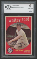 Whitey Ford 1959 Topps #430 (BCCG 9) at PristineAuction.com