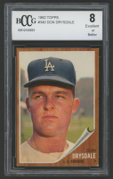Don Drysdale 1962 Topps #340 (BCCG 8) at PristineAuction.com