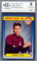 Derek Jeter 1992 Front Row Draft Picks #55 (BCCG 9) at PristineAuction.com