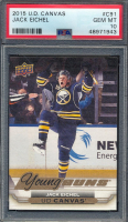 Jack Eichel 2015-16 Upper Deck Canvas #C91 YG (PSA 10) at PristineAuction.com