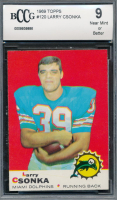 Larry Csonka 1969 Topps #120 RC (BCCG 9) at PristineAuction.com