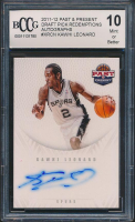 Kawhi Leonard 2011-12 Panini Past and Present 2011 Draft Pick Redemptions Autographs #XRCN (BCCG 10) at PristineAuction.com