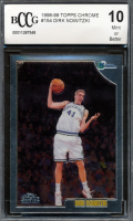 Dirk Nowitzki 1998-99 Topps Chrome #154 RC (BCCG 10) at PristineAuction.com