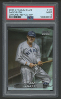 Babe Ruth 2024 Stadium Club Chrome Refractor #171 (PSA 9) at PristineAuction.com