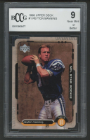 Peyton Manning 1998 Upper Deck #1 (BCCG 9) at PristineAuction.com