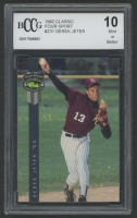 Derek Jeter 1992 Classic Four Sport #231 (BCCG 10) at PristineAuction.com