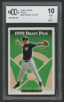 Derek Jeter 1993 Topps Gold #98 RC (BCCG 10) at PristineAuction.com