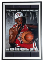 Michael Jordan Signed Bulls "Break-Through" Custom Framed Basketball Display (JSA & GOAT) at PristineAuction.com