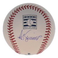 Ted Simmons Signed OML Hall of Fame Logo Baseball (MLB) at PristineAuction.com