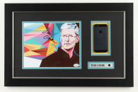 Tim Cook Signed "Apple" Custom Framed Photo Display with iPhone 5 (ACOA) at PristineAuction.com