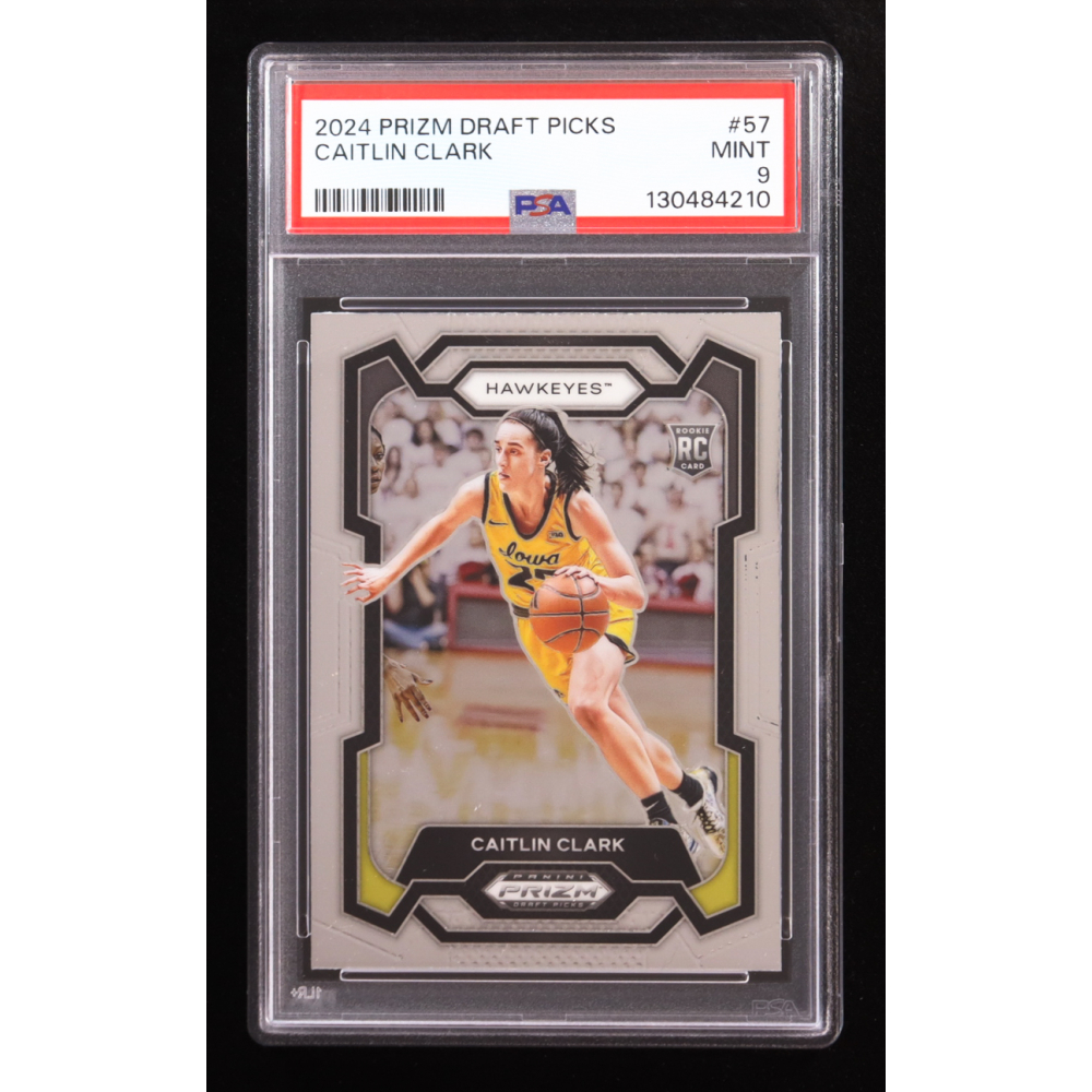 Caitlin Clark 2024 Panini Prizm Draft Picks #57 RC (PSA 9) at PristineAuction.com